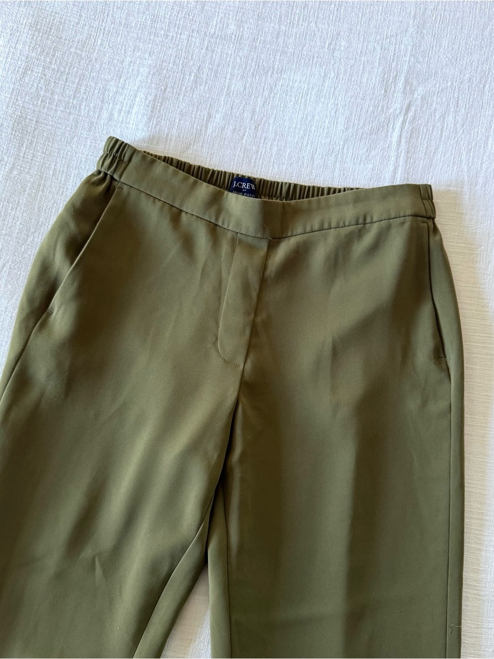 J. Crew Jamie Pant Olive Green - size 6 - Picture 5 of 14